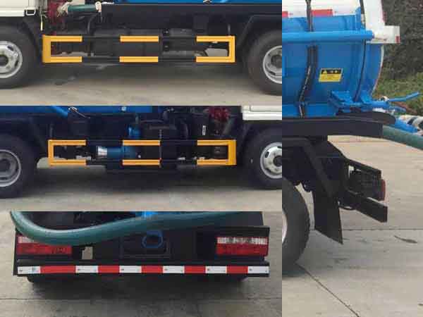 楚勝牌CSC5070GXW5型吸污車(chē)