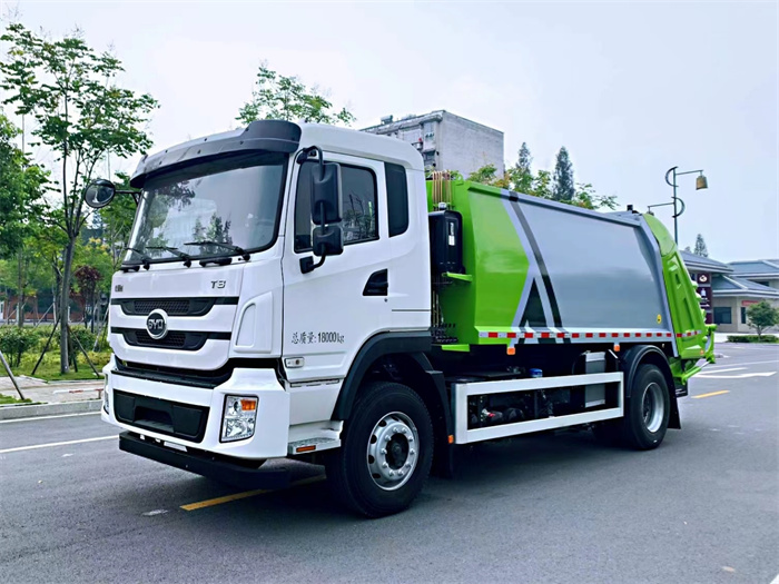比亞迪12方純電動(dòng)壓縮式垃圾車(chē)