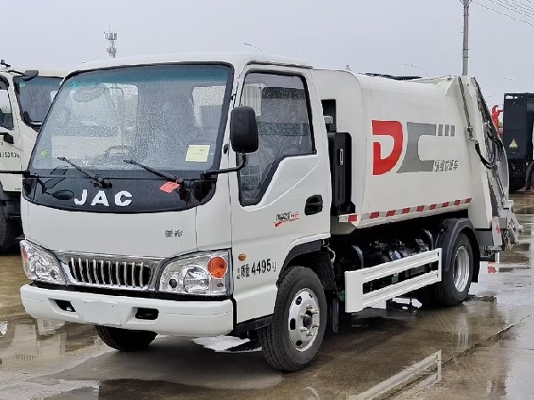 江淮H1藍(lán)牌5方壓縮垃圾車(chē)